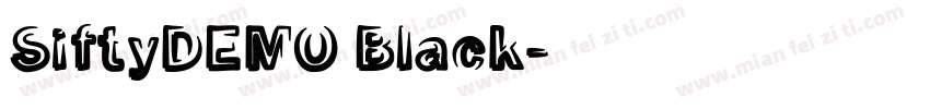 SiftyDEMO Black字体转换